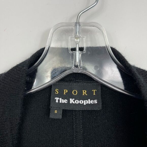 The Kooples Sport Wool Cashmere sleeveless open front cardigan vest sweater S - Picture 14 of 16